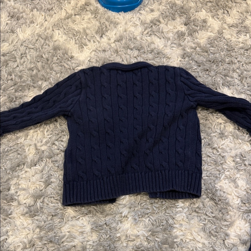 Polo by Ralph Lauren Kids Navy Knit Cardigan and Vest - Picture 6 of 6